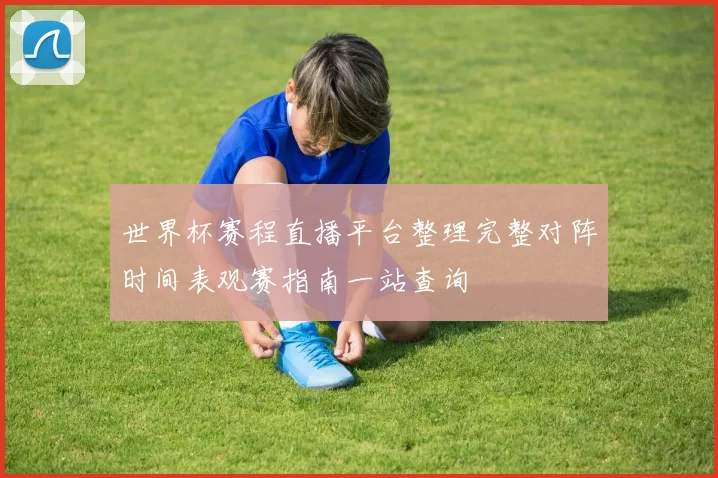 世界杯赛程直播平台整理完整对阵时间表观赛指南一站查询
